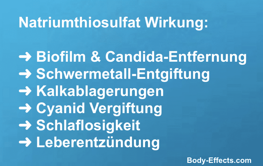 Natriumthiosulfat Wirkung