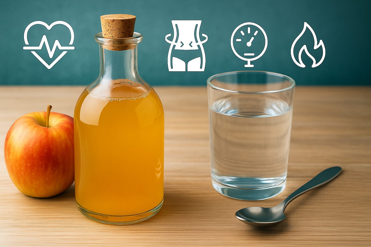 Apfelessig-Bauchfett